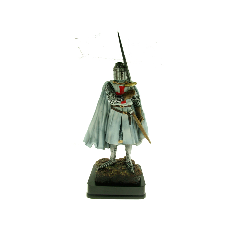 Cavaliere Templare con spada. Dimensioni Cm 23