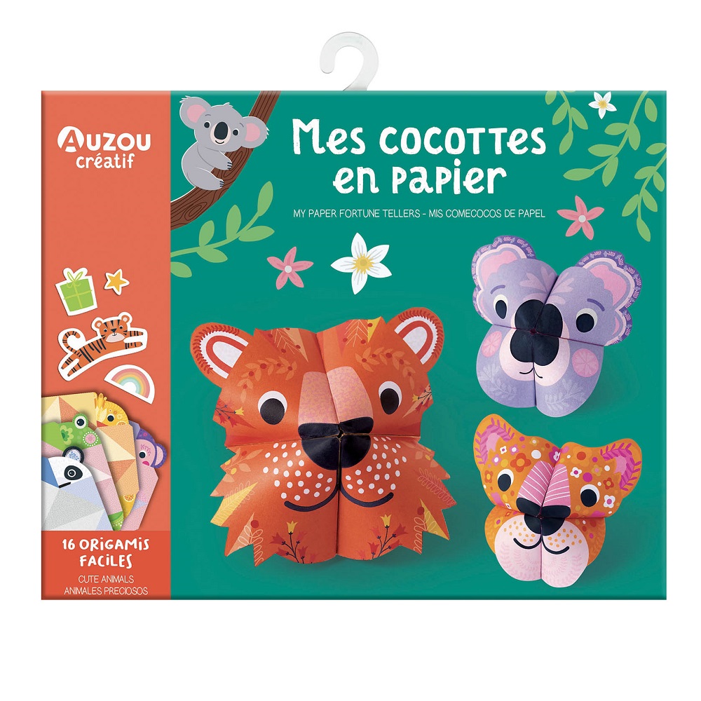 AUZOU - Origami – Gioco faccine animali