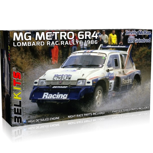 BELKITS 1/24 - MG Metro 6R4 Lombard RAC Rally 1986 " J.McRae