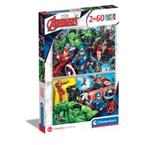 CLEMENTONI 2 X 60 PEZZI - AVANGERS