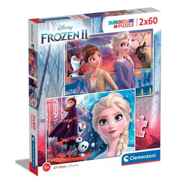CLEMENTONI 2 X 60 PEZZI - Disney Frozen