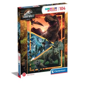 CLEMENTONI 104 PEZZI - JURASSIC WORLD