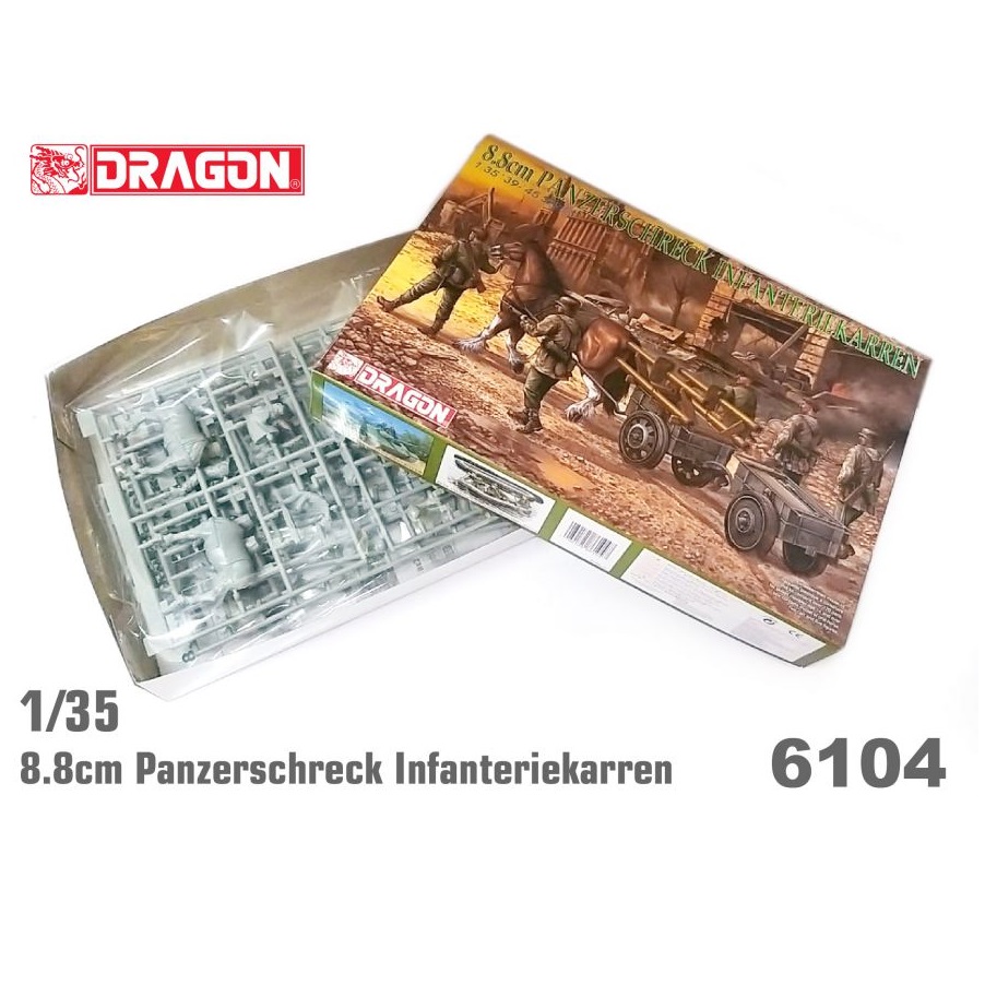 DRAGON 1/35 - 8.8 CM PANZERSCHRECK INFANTERIEKARREN
