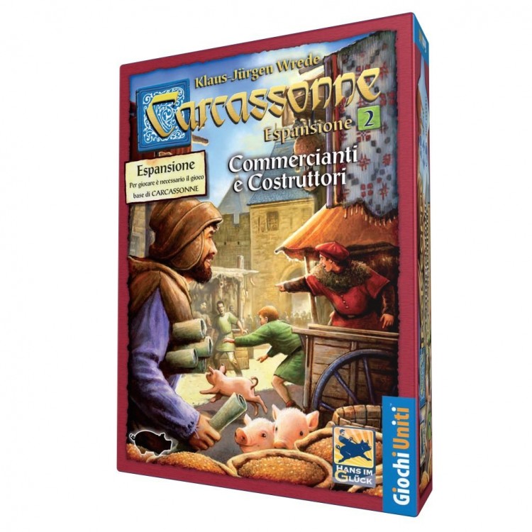 GIOCHI UNITI - CARCASSONNE COOMERCIANTI E COSTRUTTORI