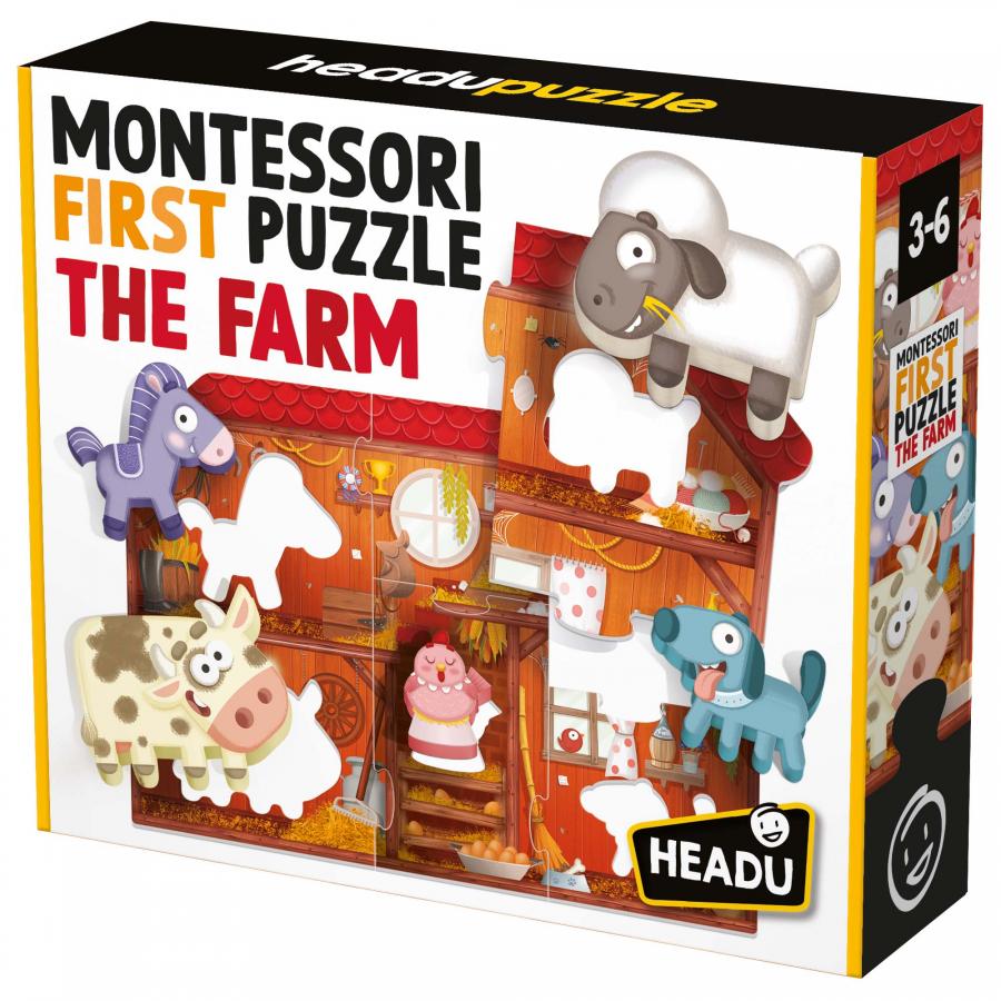HEADU - Montessori First Puzzle the Farm