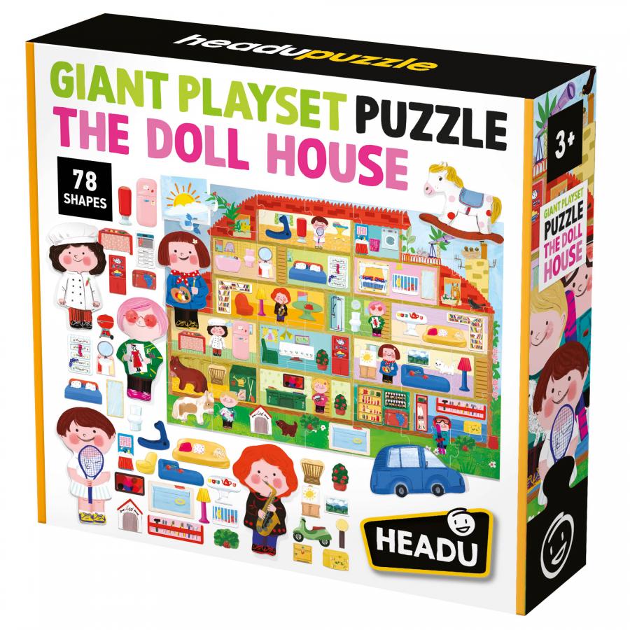 HEADU - Giant Playset Puzzle The Doll House