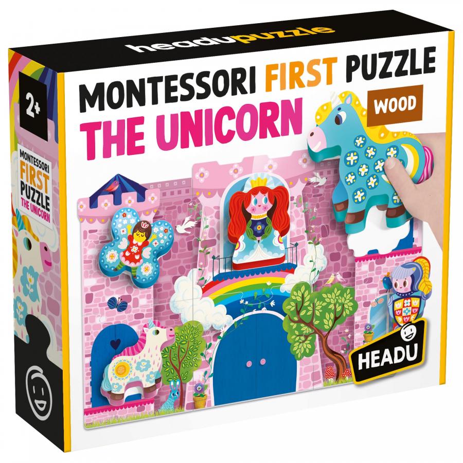 HEADU - Montessori First Puzzle the Unicorn