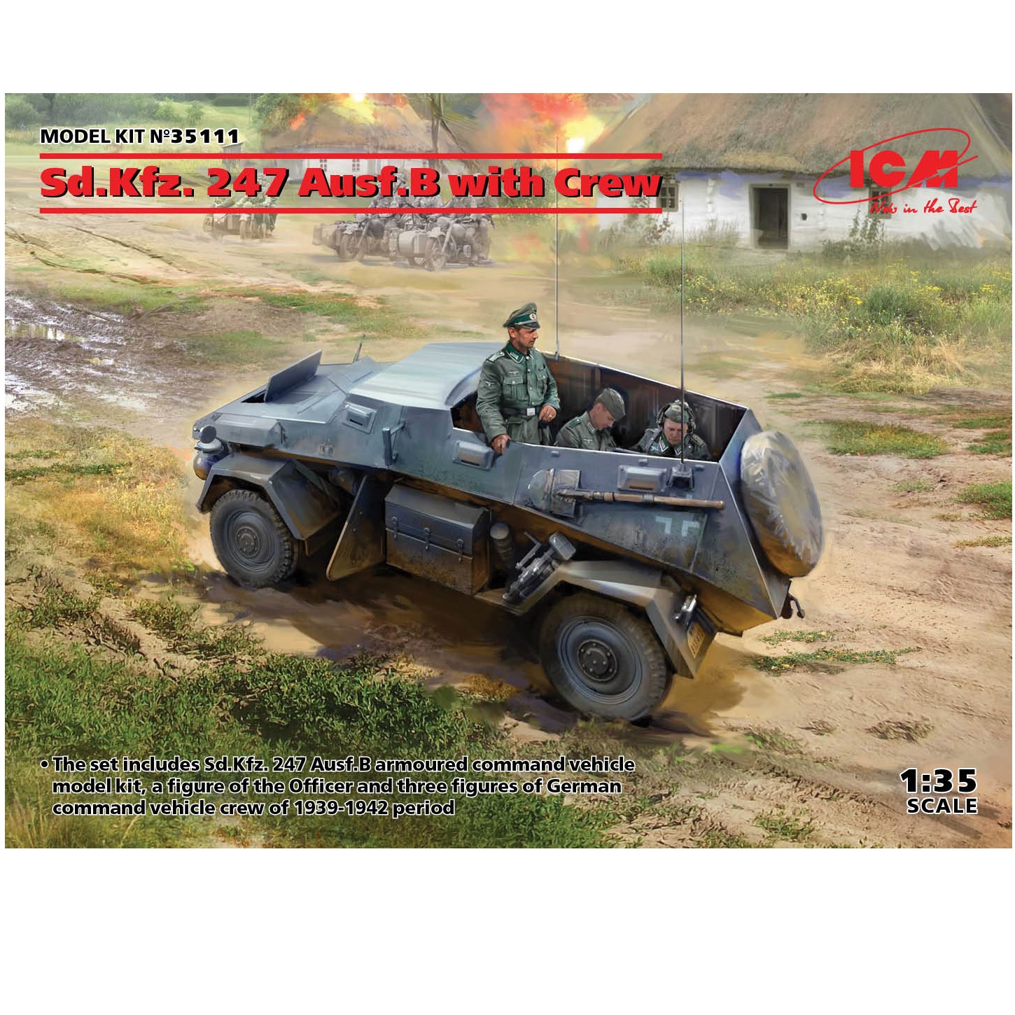 ICM 1/35 - Sd.Kfz. 247 Ausf.B with Crew