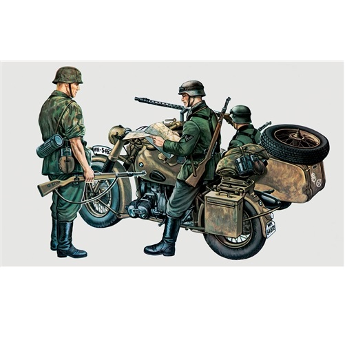 ITALERI 1/35 - BMW R75 with Sidecar