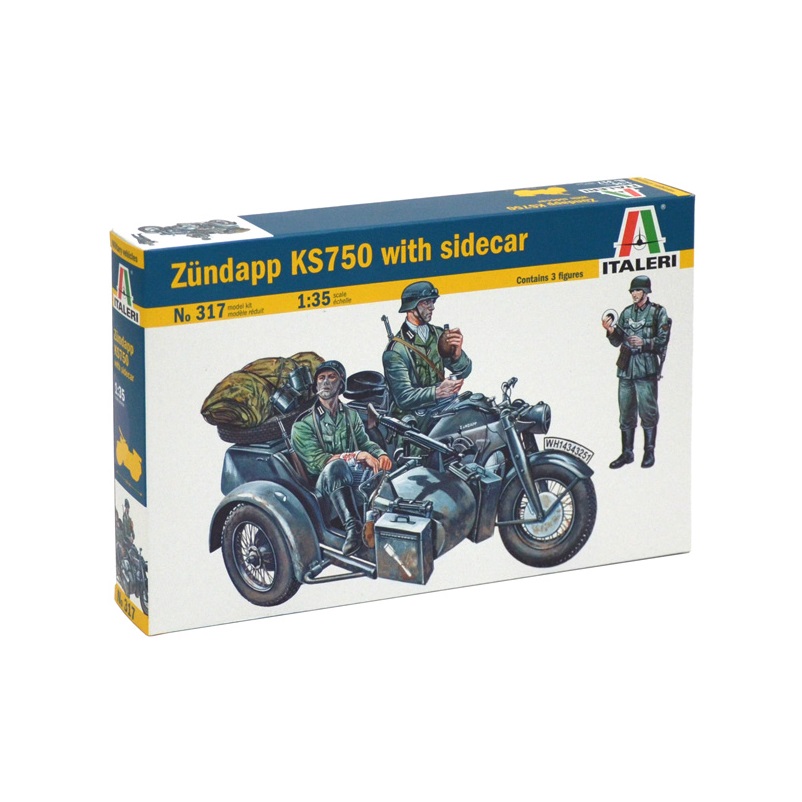 ITALERI 1/35 - ZUNDAPP KS750 WITH SIDECAR