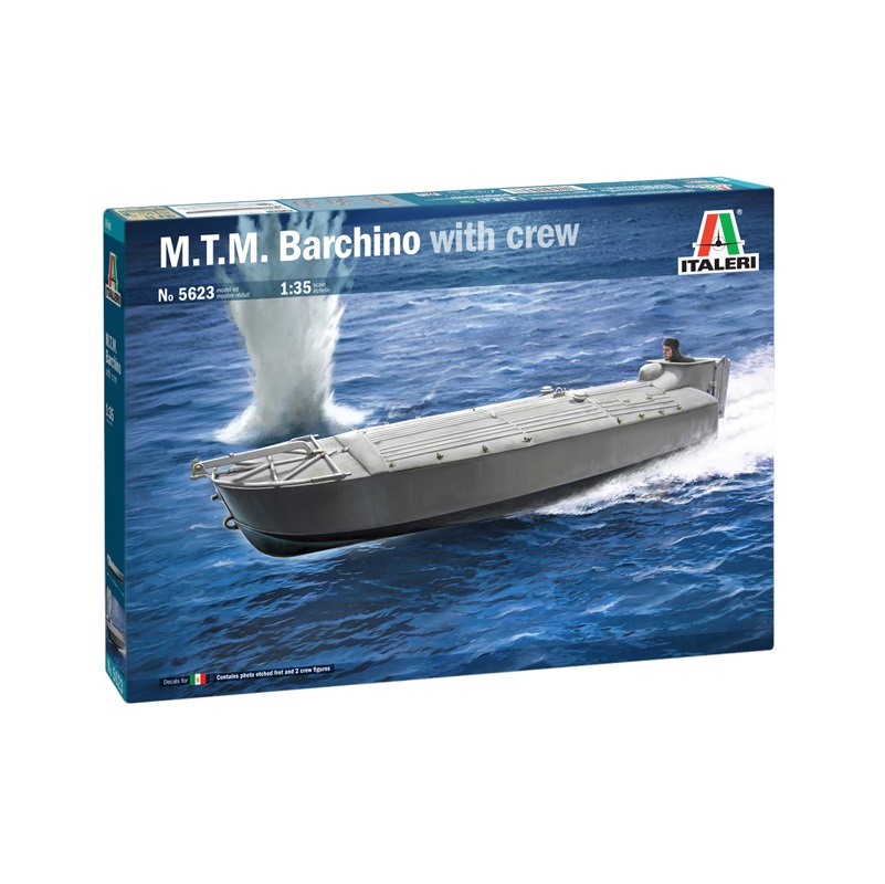 ITALERI 1/35 - M.T.M. Barchino with crew