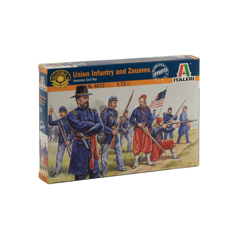 ITALERI 1/72 - UNION INFANTRY AND ZOUAVES
