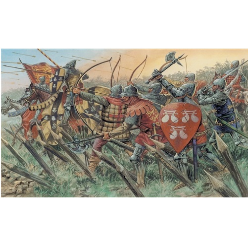 ITALERI 1/72 - ENGLISH KNIGHTS AND ARCHERS