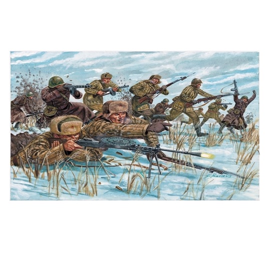 ITALERI 1/72 - Russian Infantry winter uniform