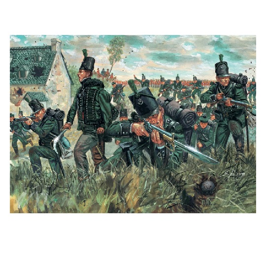 ITALERI 1/72 - BRITISH 95 GREEN JACKETS