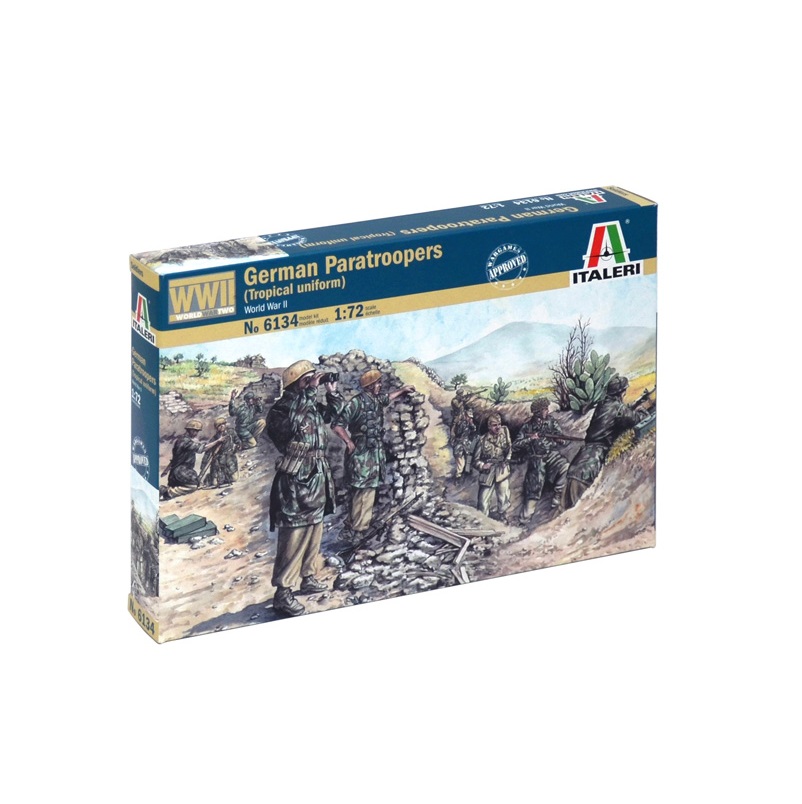 ITALERI 1/72 - GERMAN PARATROOPERS TROPICAL UNIFORM