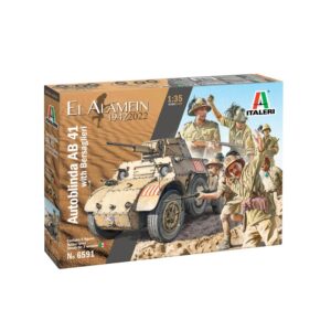 ITALERI 1/35 - Autoblinda AB 41 with Bersaglieri El Alamein