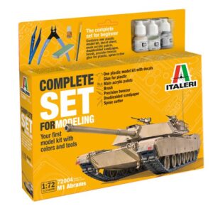 ITALERI 1/72 - M1 Abrams - Complete Set For Modeling - Starter kit