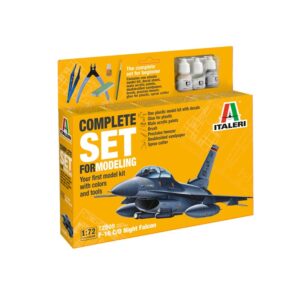 ITALERI 1/72 - F-16 C/D Night Falcon - Complete Set For Modeling
