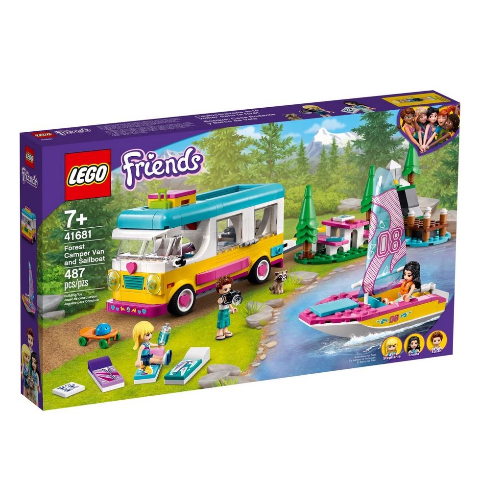 FRIENDS - Camper Van nel bosco con barca a vela