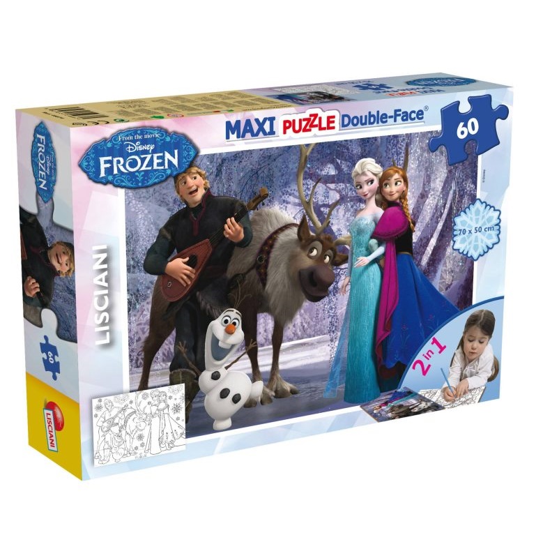LISCIANI MAXI PUZZLE - Frozen music and fun - 60 PEZZI