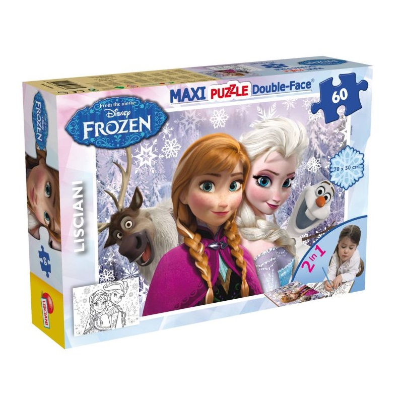 LISCIANI MAXI FLOOR - Frozen sisters forever - 60 PEZZI