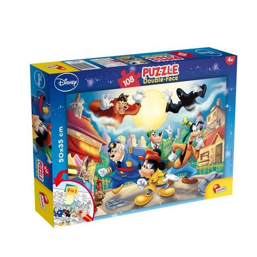 LISCIANI 108 PEZZI - mickey mouse detective