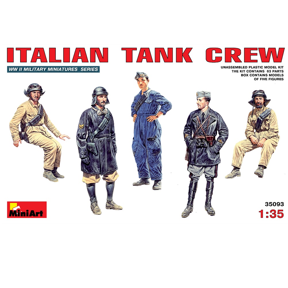 MINIART 1/35 - ITALIAN TANK CREW