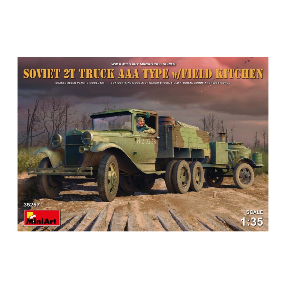 MINIART 1/35 - SOVIET 2t TRUCK AAA TYPE w/FIELD KITCHEN