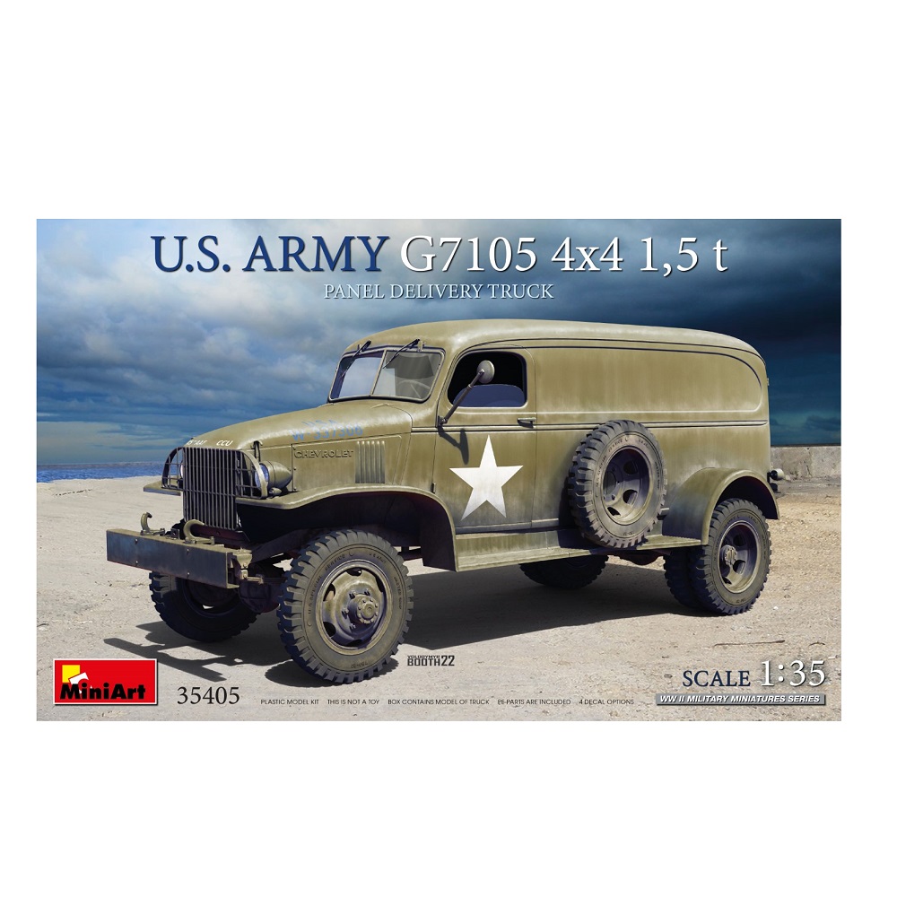 MINIART 1/35 - U.S. ARMY G7105 4X4 1,5 t PANEL DELIVERY TRUCK