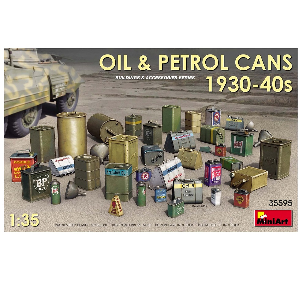 MINIART 1/35 - Oil & Petrol Cans 1930-40s