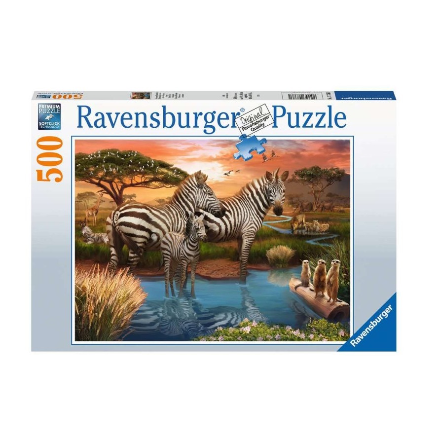 RAVENSBURGER - ZEBRE ALLA POZZA D'ACQUA
