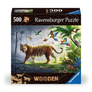RAVENSBURGER - PUZZLE IN LEGNO JUNGLE TIGER