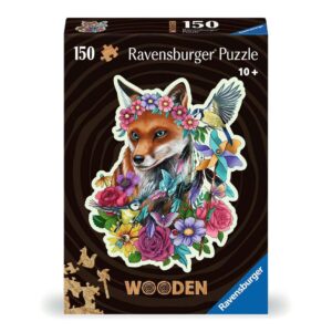 RAVENSBURGER - PUZZLE IN LEGNO 150 PEZZI COLORFUL FOX