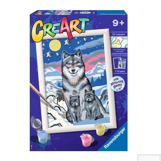 RAVENSBURGER - Lupi al Chiaro di Luna