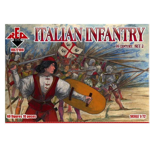 RED BOX 1/72 - Italian infantry, 16th century set 2