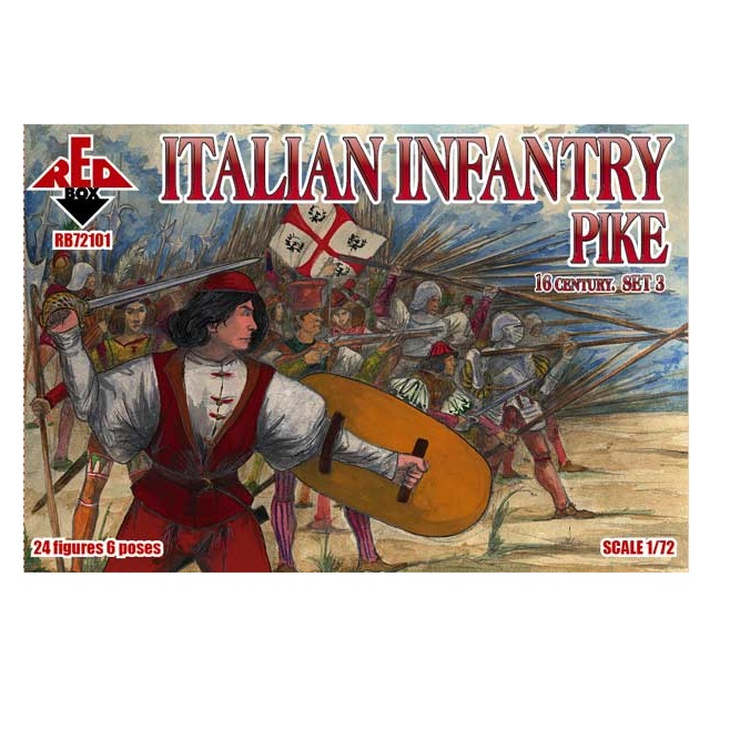 RED BOX 1/72 - Italian infantry, 16th century set 2