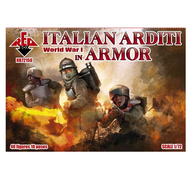 RED BOX 1/72 - Italian Arditi in armor WWI