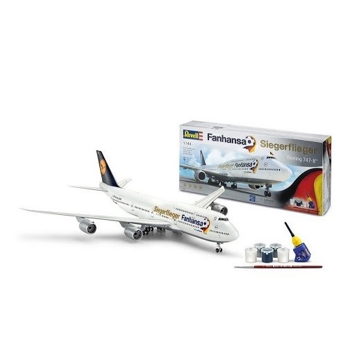 REVELL 1/144 - Boeing 747-8 Lufthansa Fanhansa Siegerflieger