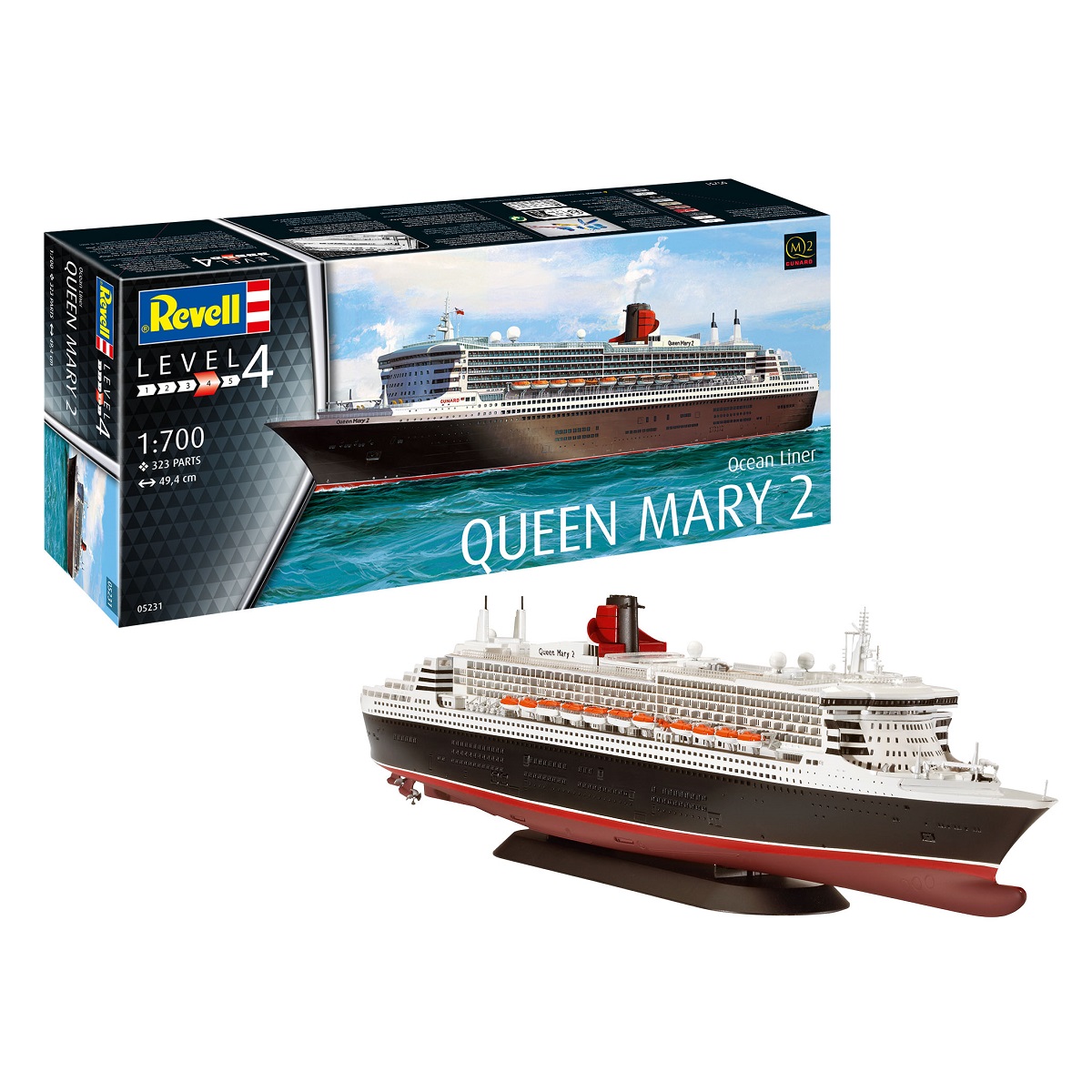 REVELL 1/700 - Queen Mary 2