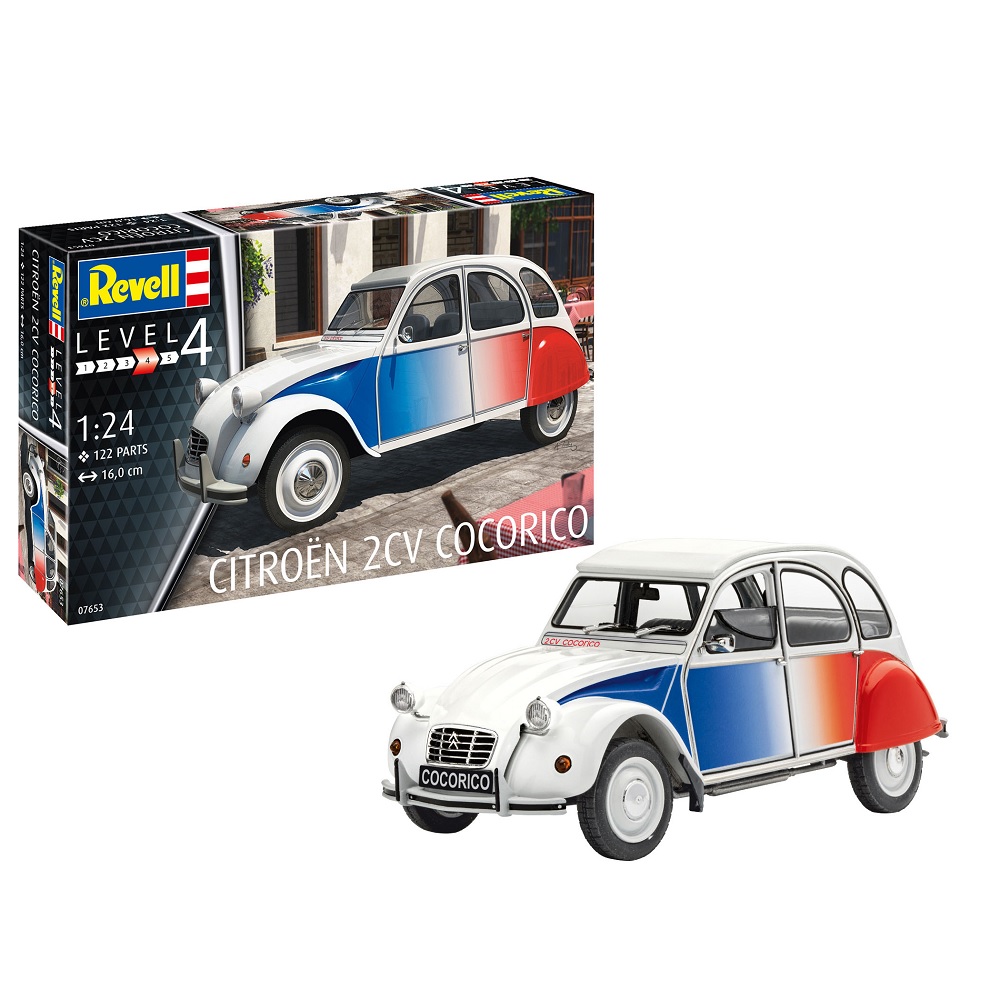 REVELL 1/24 - CITROEN 2CV COCORICO