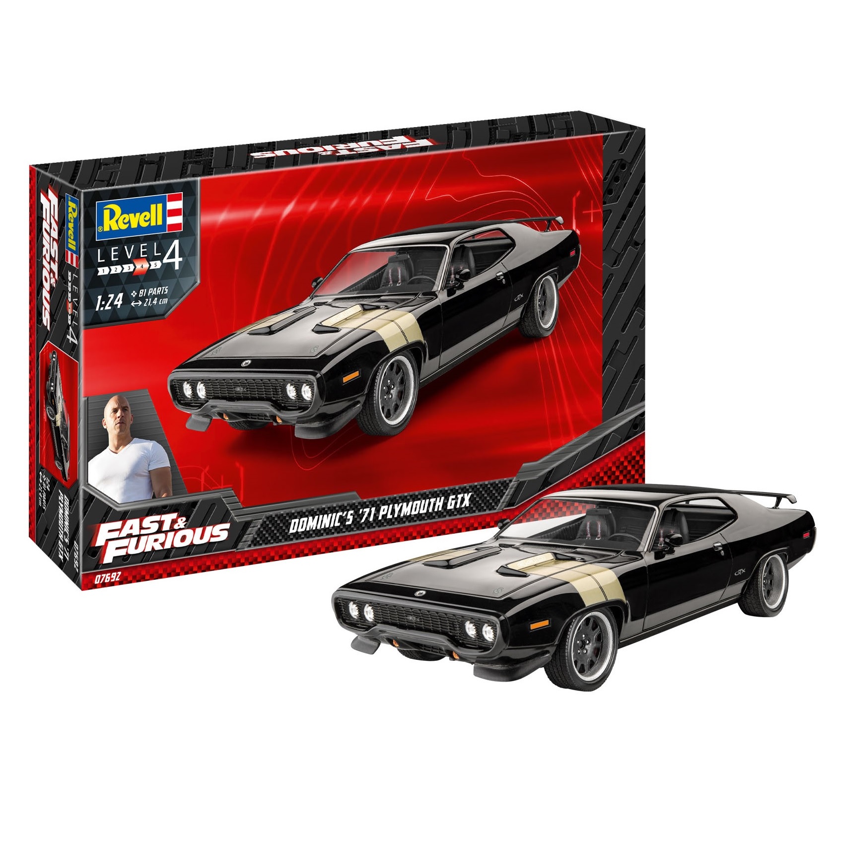 REVELL 1/24 - Fast & furious Dominic's 1971 plymouth gtx