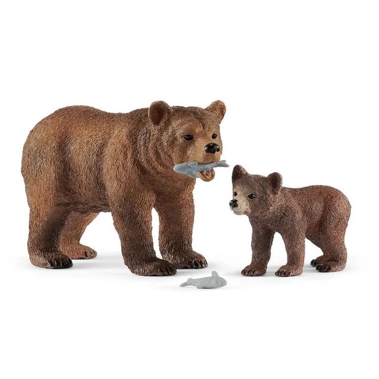 MAMMA ORSA GRIZZLY CON CUCCIOLO
