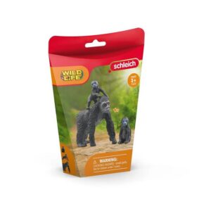 SCHLEICH - FAMIGLIA DI GORILLA DELLA PIANURA