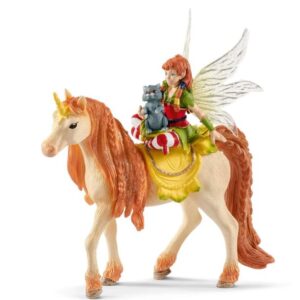 FATA MARWEEN CON UNICORNO SCINTILLANTE
