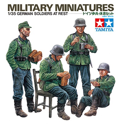TAMIYA 1/35 - SOLDATI MILITARI A RIPOSO