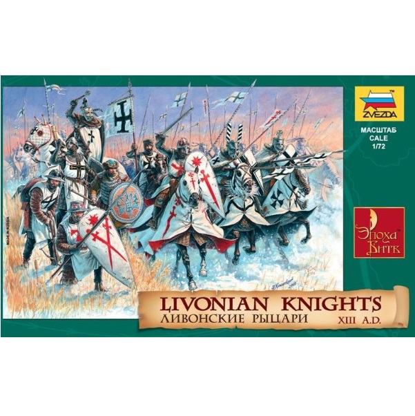 ZVEZDA 1/72 - Livonian Knights XIII-XIV A.D.