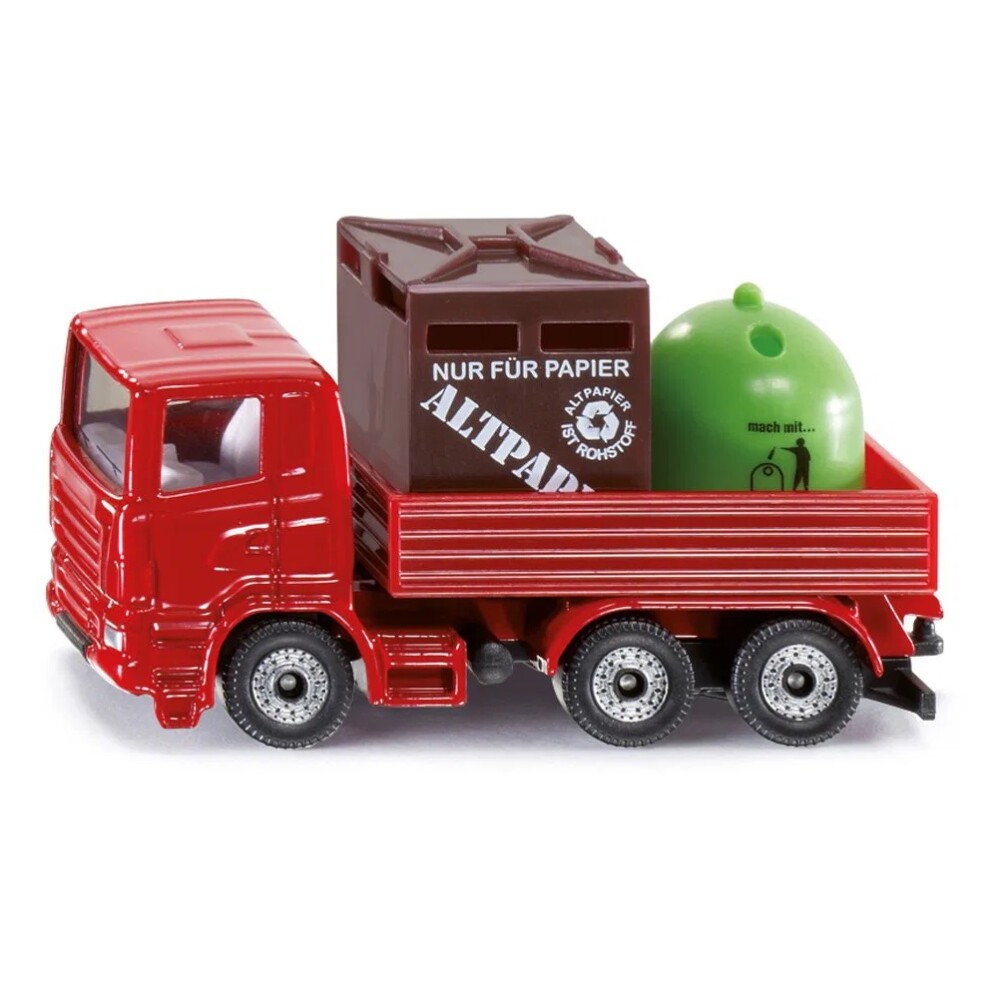 SIKU - Recycling-Transporter - DIMENSIONI:80x28x43 mm