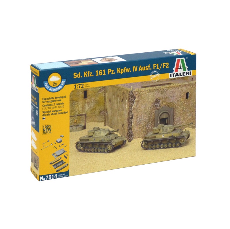 ITALERI 1/72 - SD. KFZ. 161 PZ. KPFW. IV AUSF.F1/F2