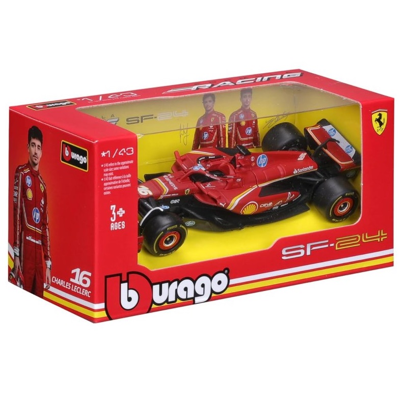 BBURAGO 1/43 - F1 FERRARI SF-24 N.16 LECLERC - IMOLA LIVERY